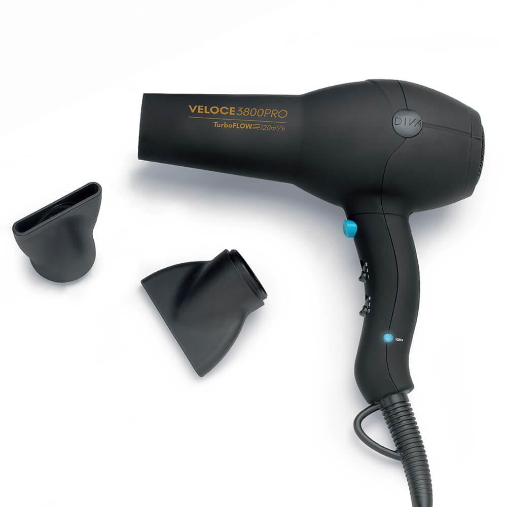 Diva Edit Veloce 3800 Pro Hair Dryer Black Reviews Sally Beauty