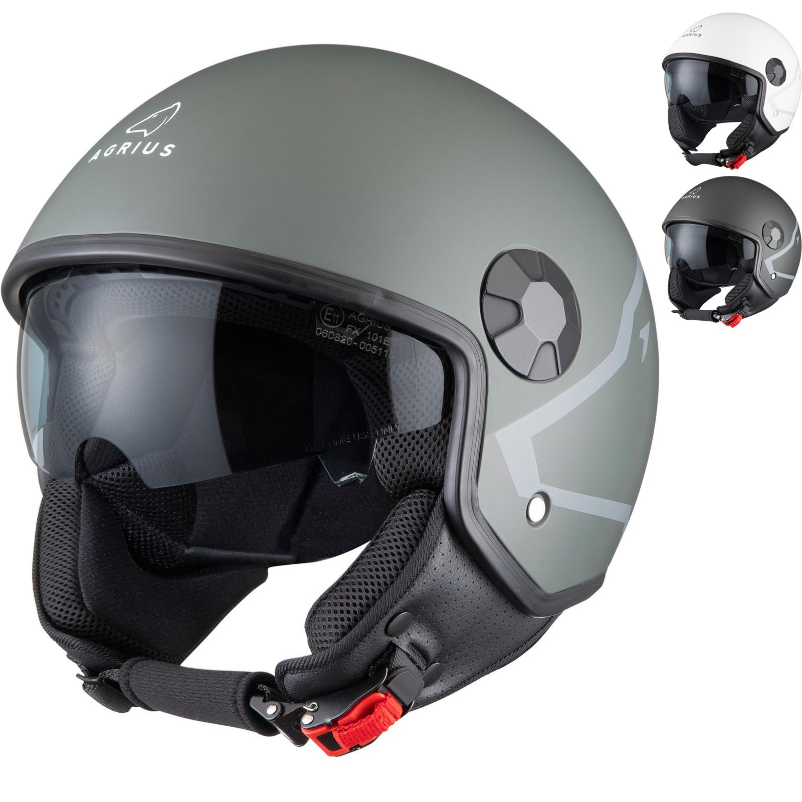 agrius motorcycle helmets Agrius Score Shield Open Face Motorcycle Helmet Reviews | Ghostbikes.com  Reviews