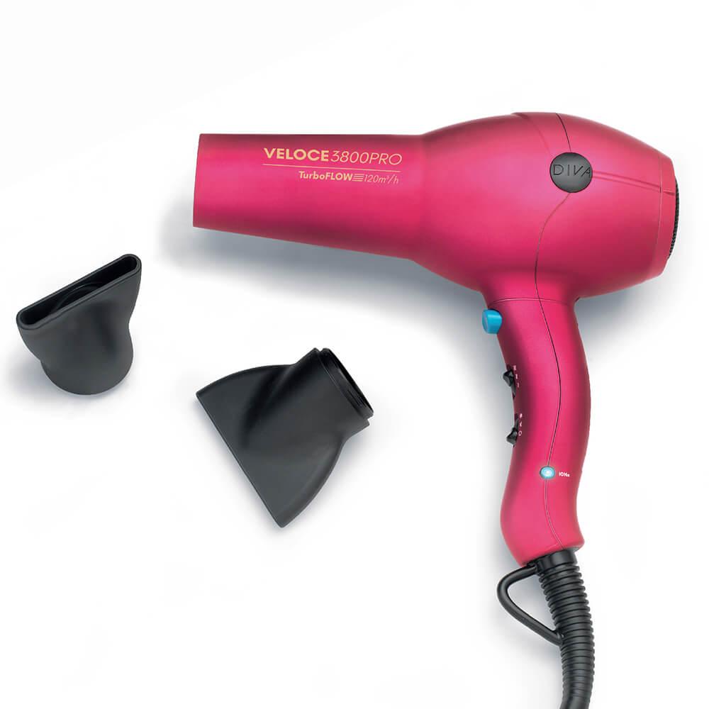 Diva Edit Veloce 3800 Pro Hair Dryer Pink Reviews Sally Beauty
