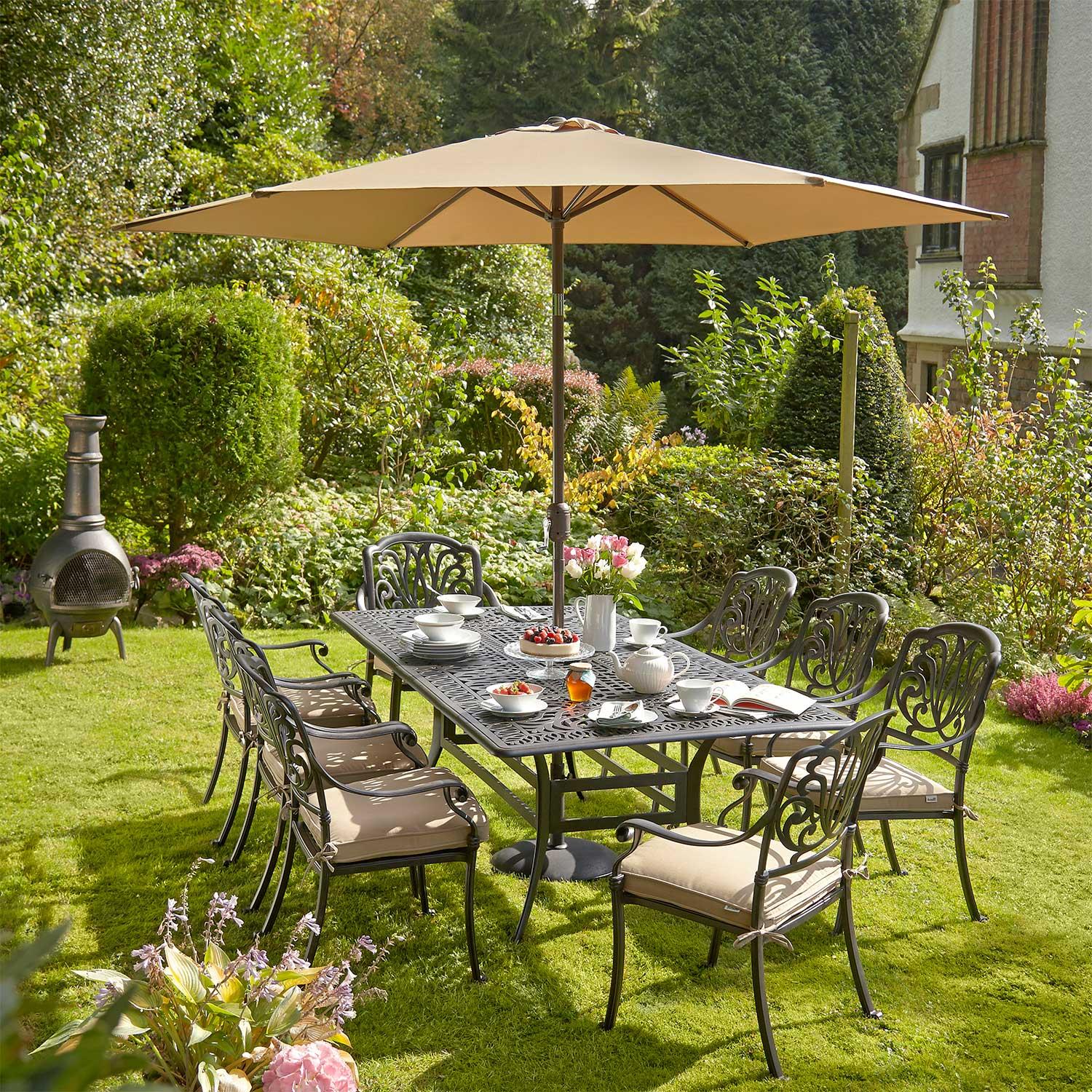 Mortimer 8 Seater Metal Garden Furniture Set Reviews Wyevale Mortimer 8 Seater Metal Garden Furniture Set