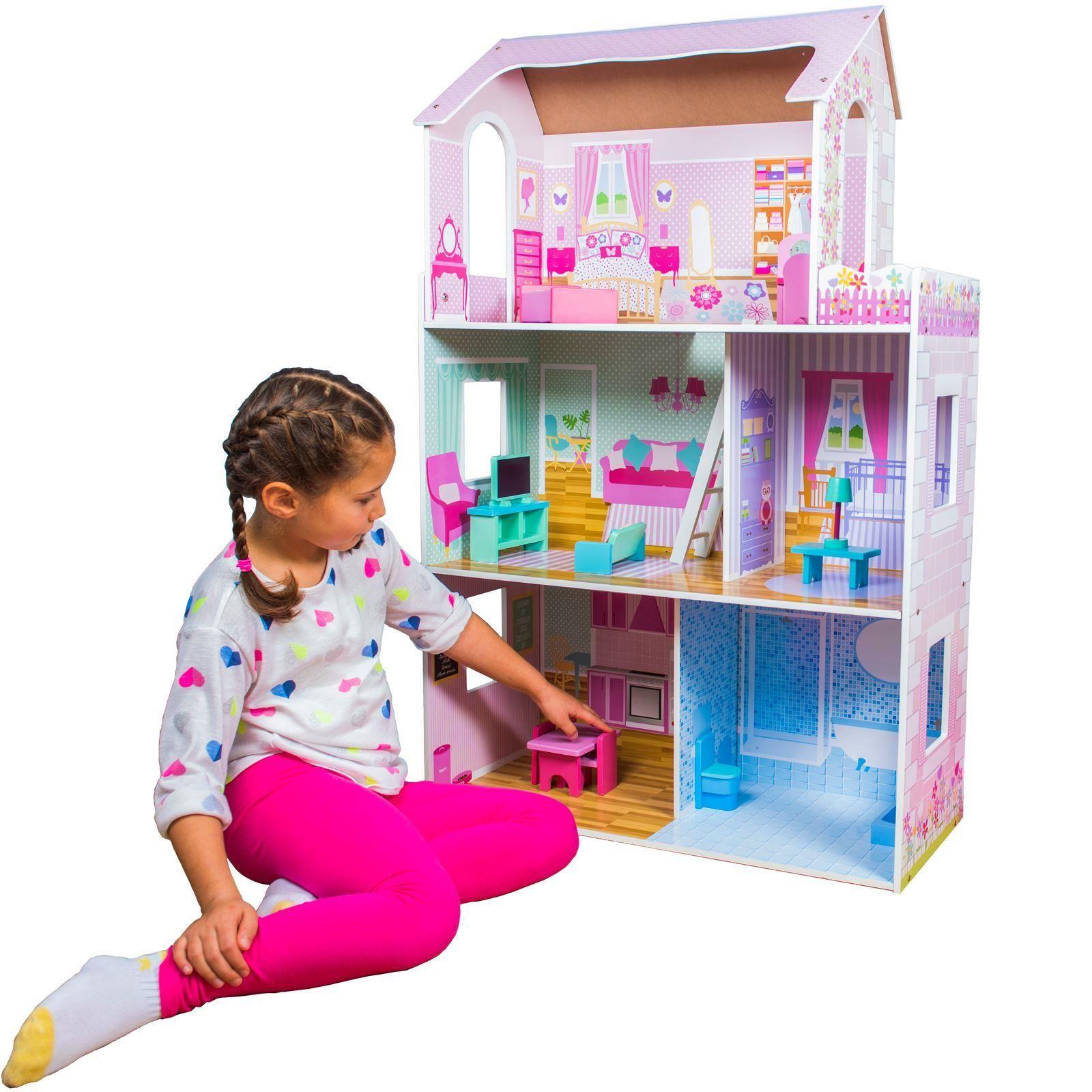 Luxury Wooden Dolls House With Furniture Reviews Bopster Reviews