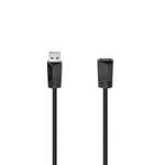 HAMA Cavo Prolunga USB A 2.0/USB A 2.0 F, 3 Metri, Grigio, 1